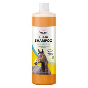 Clean Shampoo Nourishes Skin and Coat for Horses  Durvet